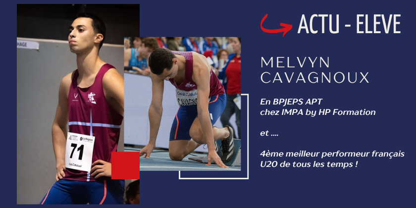 Melvyn Cavagnoux…en route pour la qualification des championnats d’Europe U20