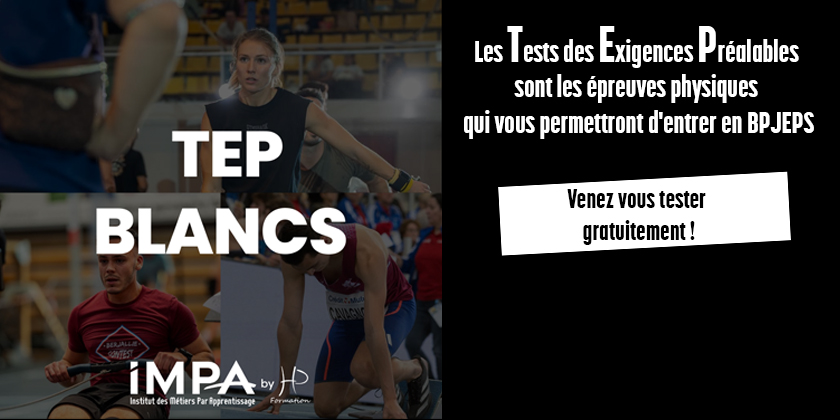 Venez vous tester sur les TEP gratuitement