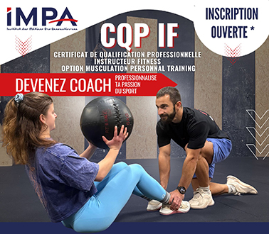 NOUVEAU : CQP Instructeur Fitness – option Musculation Personal Training